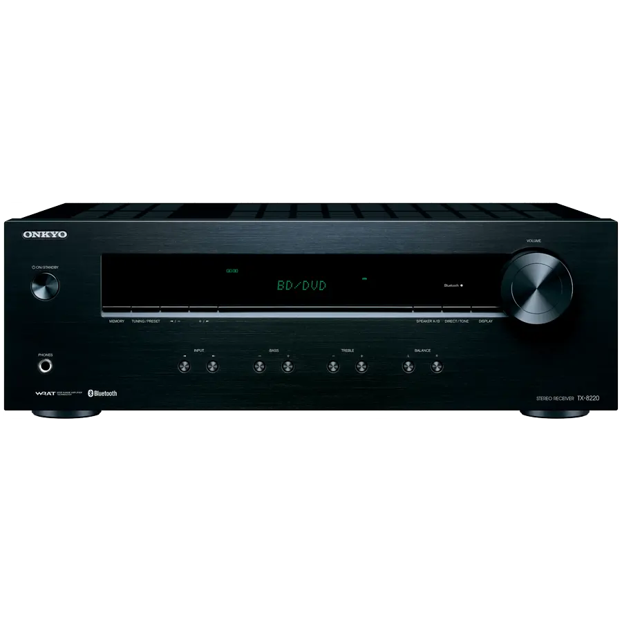 Onkyo TX-8220 Stereo Receiver, Black