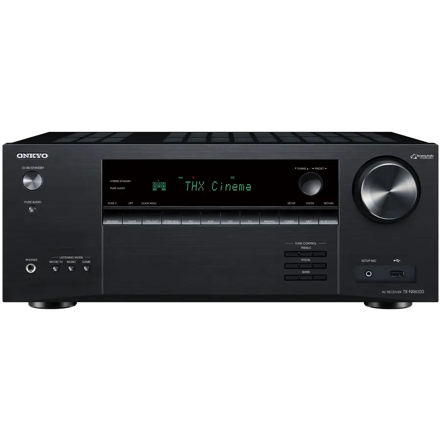 Onkyo TX-NR6100 7.2-Channel THX Certified AV Receiver,Black