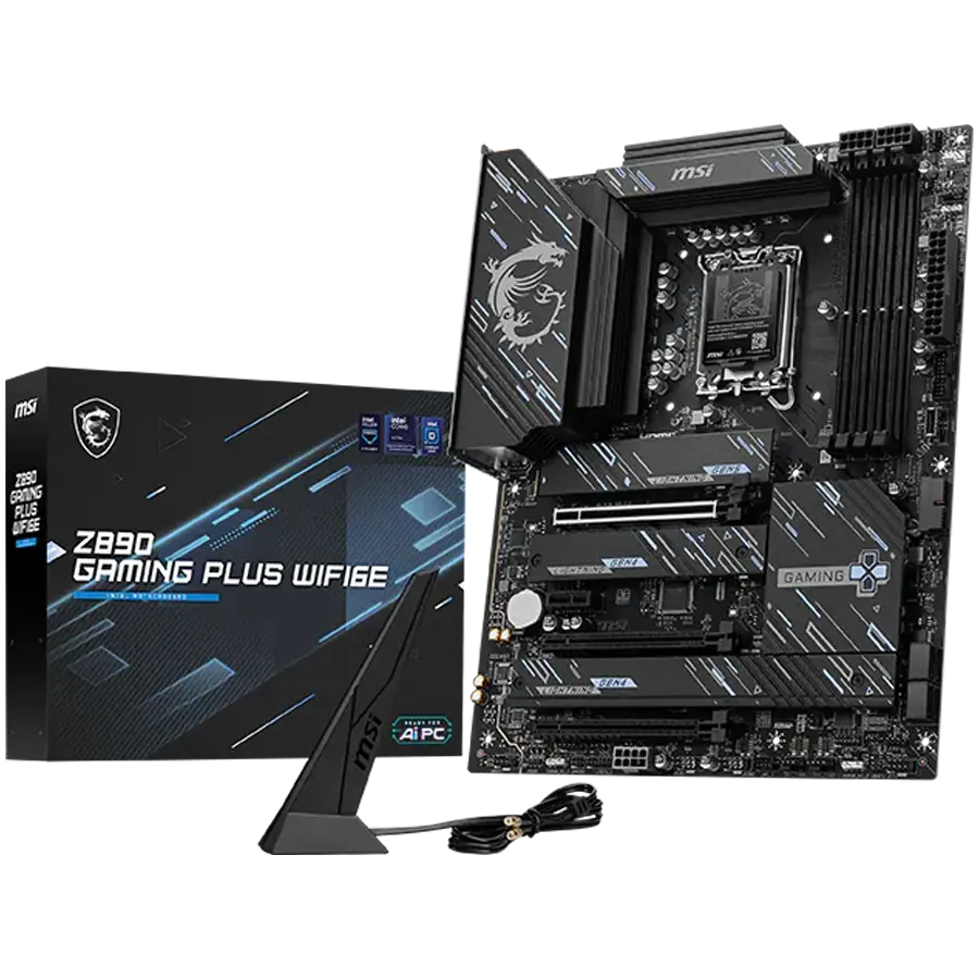 Placa de baza MSI Z890 GAMING PLUS WIFI6E LGA1851 ATX