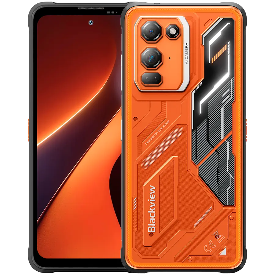 Telefon Blackview FORT 200 LTE portocaliu 6GB 256GB Blaze Orange rugged