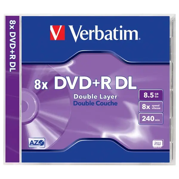 DVD Verbatim 8 5GB 5 buc Double Layer