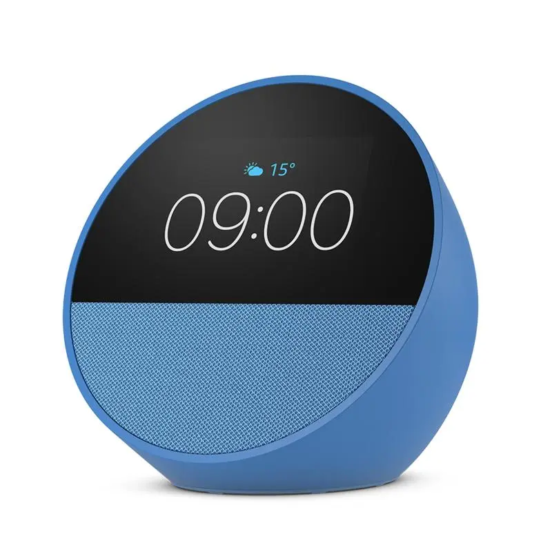 Boxă Inteligentă Amazon Echo Spot 2024 Ocean Blue cu Alexa