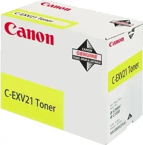 Toner Original Canon Yellow, EXV21Y, pentru IR C2380I|IR C2880|IR C2880I|IR C3080|IR C3080I|IR C3380|IR C3380I|IR C3580|IR C3580I, 14K,NOPP, „CF0455B002AA”