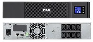 UPS Eaton, Line int., Tower/rack, 700 W, AVR, IEC x 8, display LCD, back-up 1 – 10 min. „5SC1000IR” (timbru verde 11 lei)