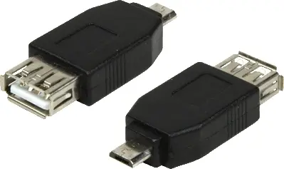 Adaptor Logilink AU0029 Micro-USB OTG la USB-A negru