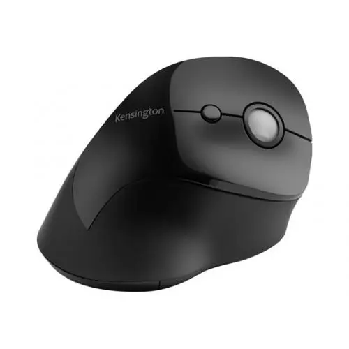 MOUSE Kensington – ergonomic, PC sau NB, wireless, 2.4GHz, optic, 1600 dpi, butoane/scroll 6/1, butoane programabile, ergonomic, negru, „K75501EU” (timbru verde 0.18 lei)