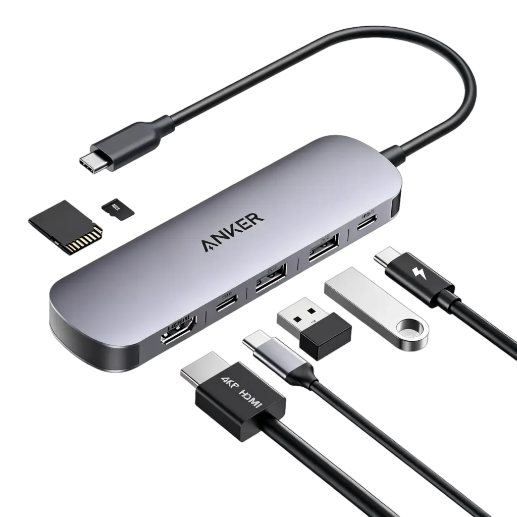 Hub Anker Nano USB-C 7-in-1 4K HDMI