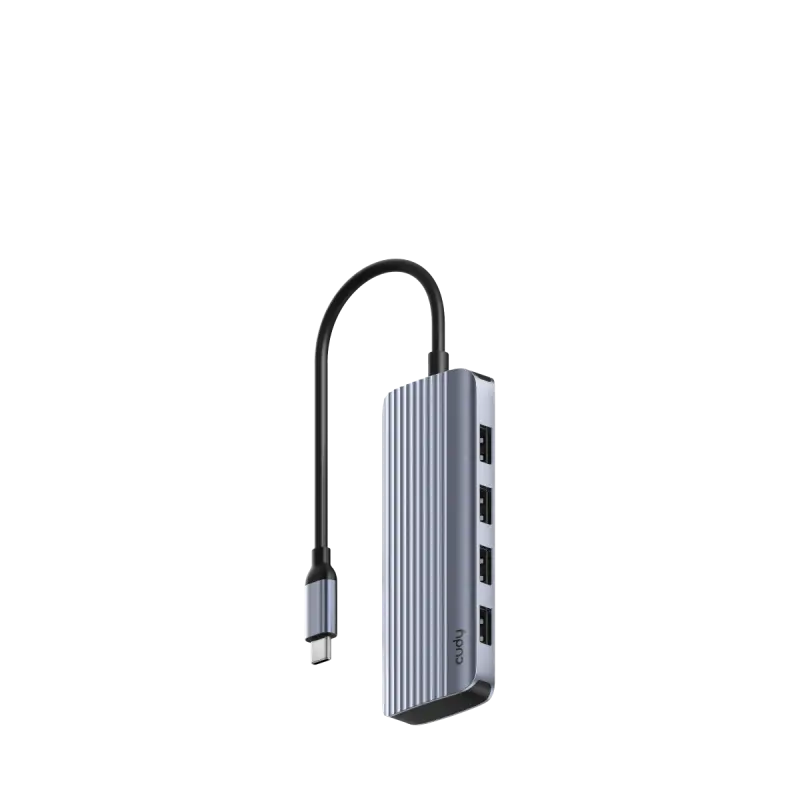 Hub Cudy UH500 6-in-1 USB-C 4K HDMI, 4 porturi USB-A