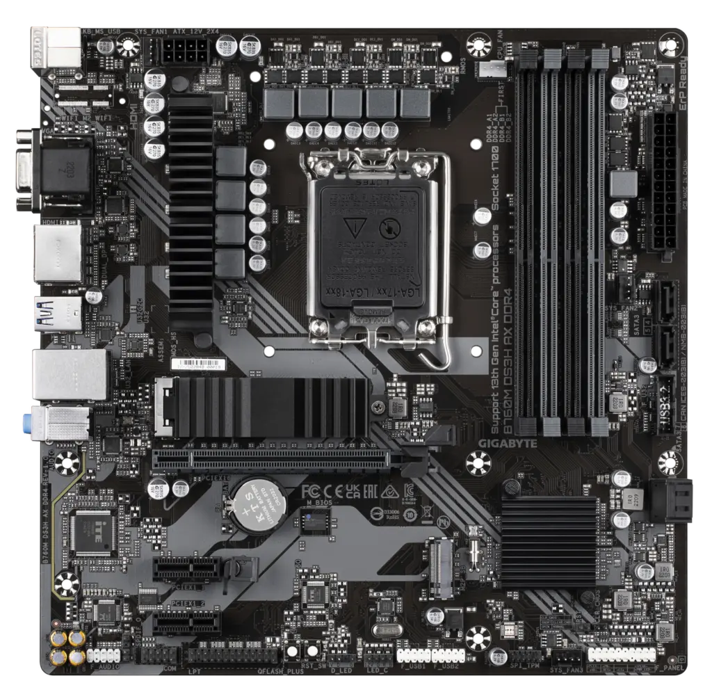 Placă de bază Gigabyte B760M DS3H DDR4 mATX LGA1700