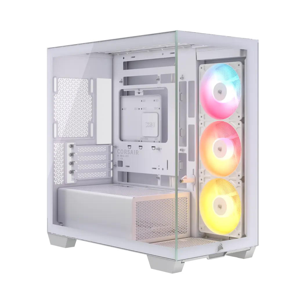 Carcasă Corsair 2800X RS-R ARGB Micro-ATX alb CC-9011348-WW