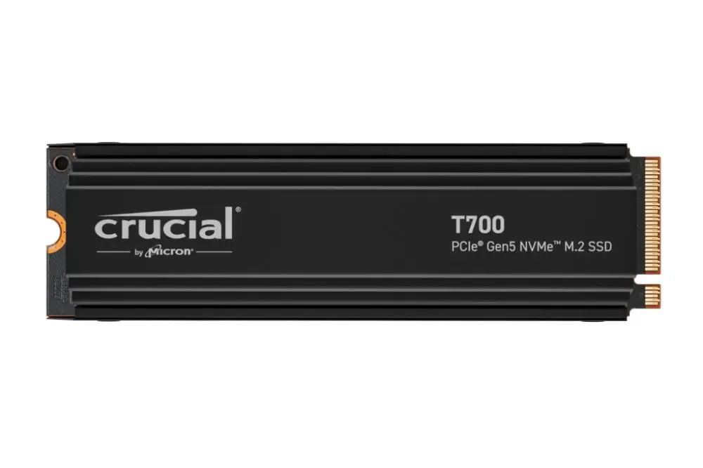 Crucial T700 2TB PCIe Gen5 NVMe M.2 SSD with heatsink, EAN: 649528936721 „CT2000T700SSD5”