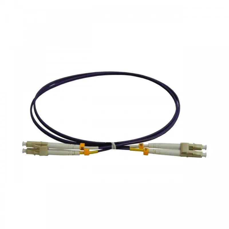 Patchcord Emtex LC-LC OM4 2m duplex LSZH