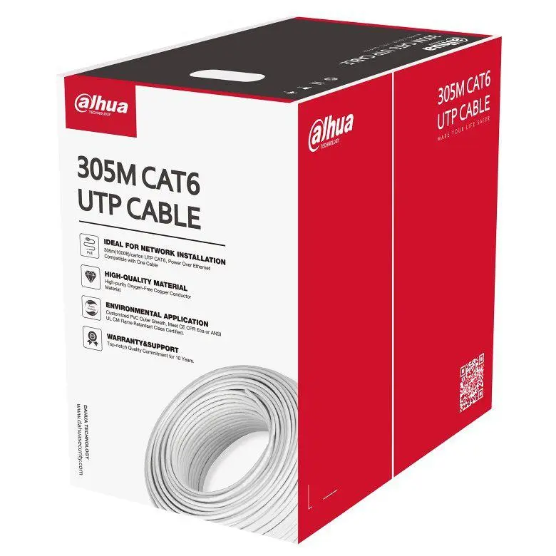 Cablu UTP Dahua CAT6 305m cupru DH-PFM920I-6U-C