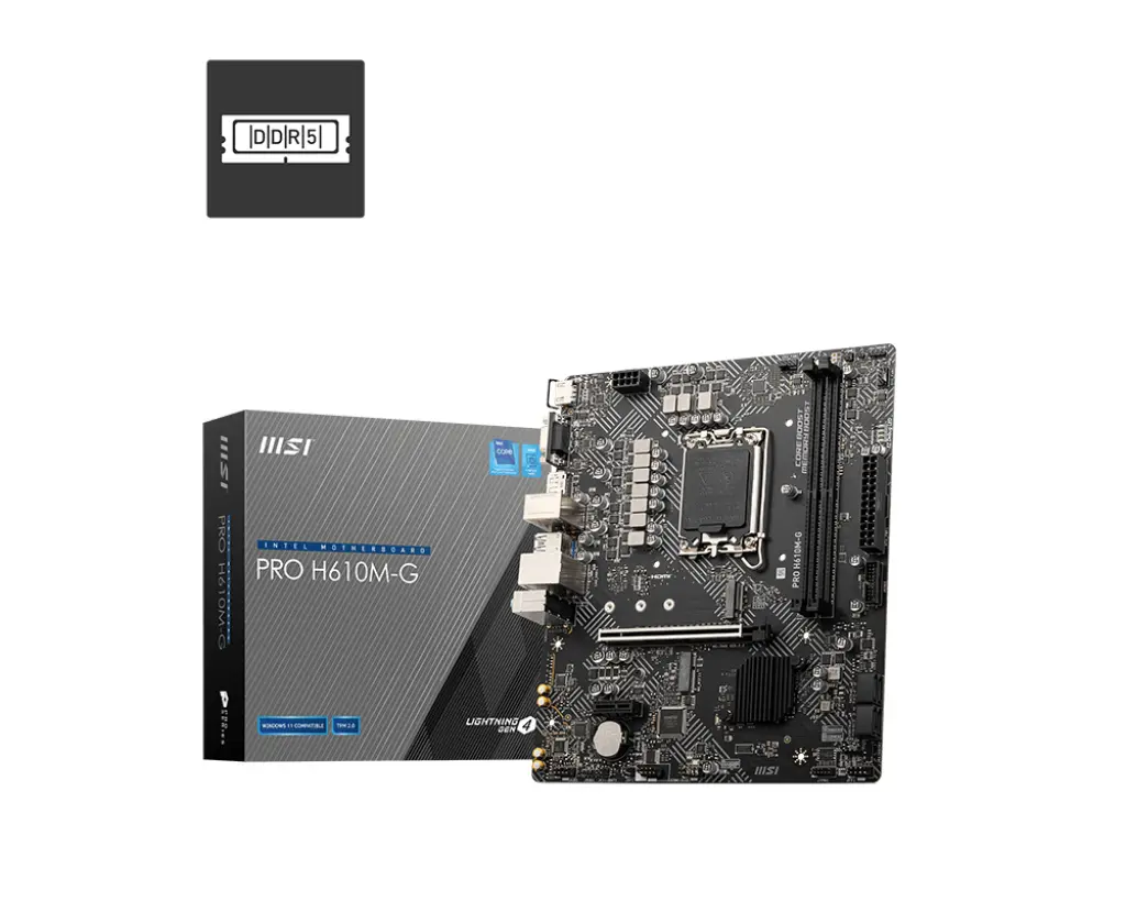 Placa de baza MSI PRO H610M-G DDR5