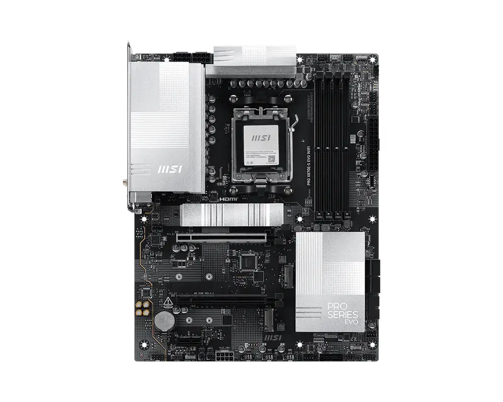 Placa de baza MSI PRO X870E-S EVO WIFI AM5 ATX DDR5
