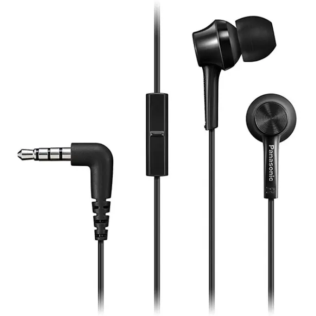 Căști Panasonic RP-TCM115E-K in-ear cu microfon