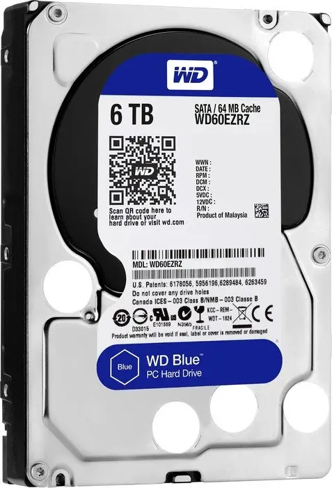 HDD WD 6 TB Blue WD60EZAZ 5400 rpm 256 MB