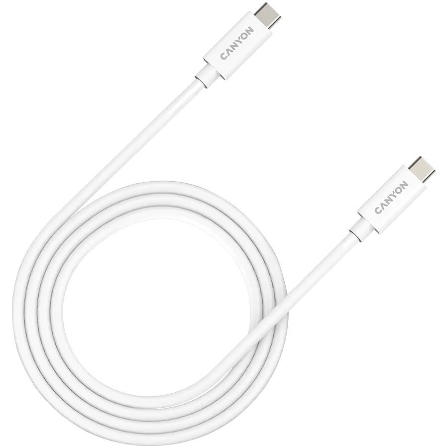 Cablu Canyon OnWire 44 USB-C 240W 1m alb
