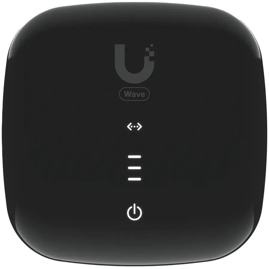 Ubiquiti Wave-Fiber-ONU-20 A GPON optical network unit with a 2.5 GbE port that delivers 1.2 Gbps uplink / 2.5 Gbps downlink speeds at distances up to 20 km