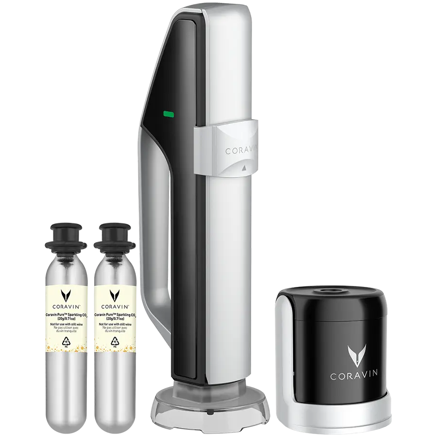Sistem păstrare vin Coravin Timeless Three Plus Negru