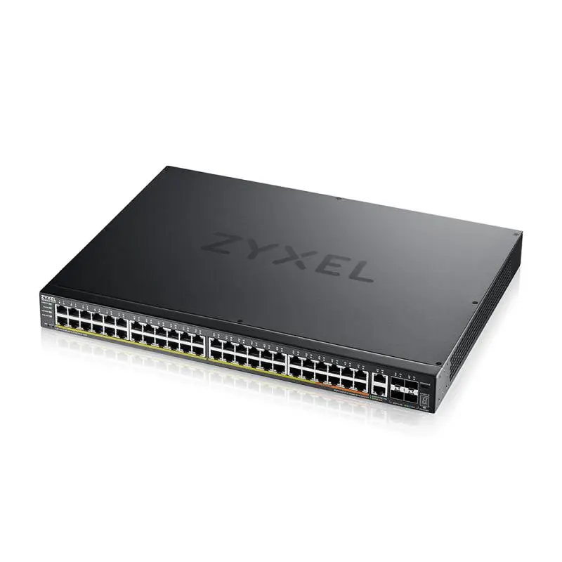 ZY XGS2220-54 48GBE 2x10mG 4x10G SW POE „XGS2220-54FP-EU0101F” (timbru verde 2 lei)