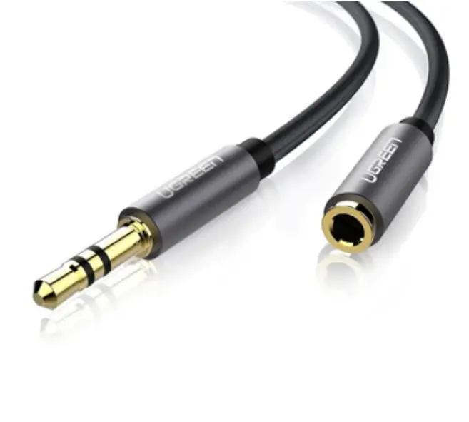 Cablu audio Ugreen AV118 1m 3.5 mm Negru