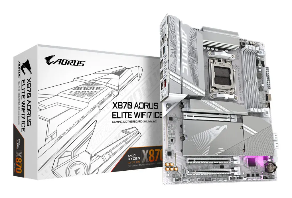 MB AMD X870 SAM5 ATX/X870 A ELITE WF7 ICE GIGABYTE „X870 A ELITE WF7 ICE 1.1”