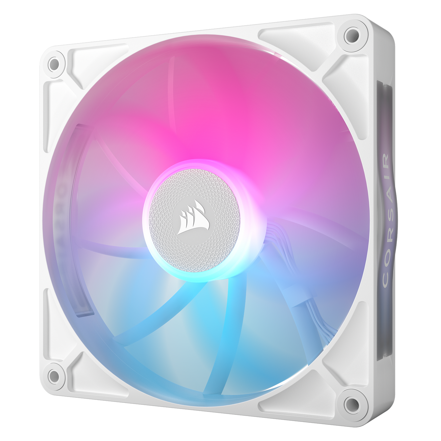 Ventilator Corsair iCUE LINK RX140 RGB, 140mm PWM, Alb 5 Ventilator Corsair iCUE LINK RX140 RGB, 140mm PWM, Alb - imagine 5