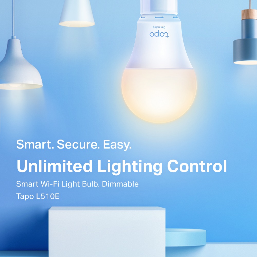 Bec LED inteligent TP-Link Tapo L510E, Wi-Fi, E27, 8.7W (60W), lumina calda (2700K), compatibil Amazon Alexa si Google Assistant, clasa energetica F 2 Bec LED inteligent TP-Link Tapo L510E, Wi-Fi, E27, 8.7W (60W), lumina calda (2700K), compatibil Amazon Alexa si Google Assistant, clasa energetica F - imagine 2