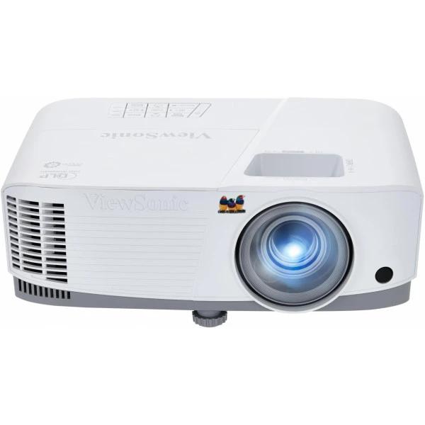 Videoproiector Viewsonic PA503W, WXGA 1280*800, up to FHD (1920x 1080), 3.800 lumeni, 22.000:1, lampa 5.000 ore/ 15.000 ore supereco, zoom 1.1x, dimensiune maxima imagine 300″, distanta maxima de proiectie 11 m, 27- 31dB, 2* VGA, compozit, HDMI, audio