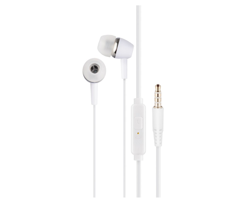 Casti Audio cu Fir Handsfree Jack 3.5mm Microfon pe fir Mobeen by Samsung, Alb GP-OEU023AEAWW