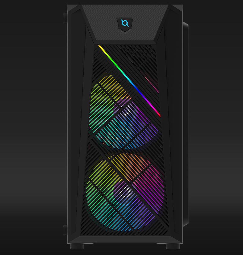 Carcasa AQIRYS Bellatrix Pro, Mini Tower, fara sursa, mATX, Black