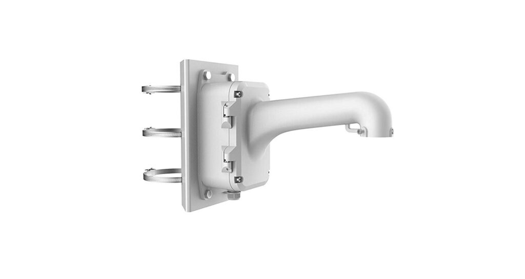 Suport de prindere camere pentru stalp, DS-1604ZJ-pole; dimensiuni: 170.7×261.8×355.5mm;