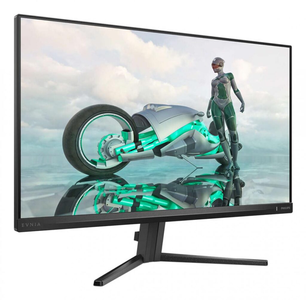 Monitor Gaming Philips EVNIA 27″, Fast IPS, FHD 1920×1080, 180Hz, 1ms (0.5ms MPRT) HDR10 FlickerFree, Boxe 2Wx2, HDMI, DisplayPort, 27M2N3200S/00