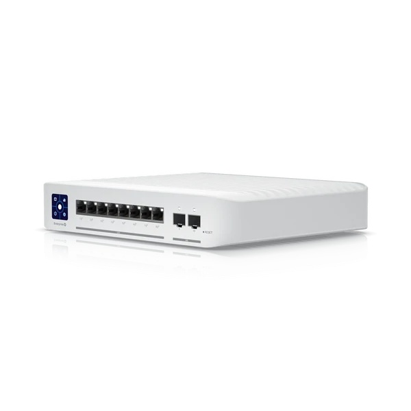 Switch UBIQUITI USW-ENTERPRISE-8-POE UNIFI SWITCH 8x 2.5GB/S RJ45 POE+ 2x 10GB/S SFP+ TOUCHSCREEN TOTAL 120W
