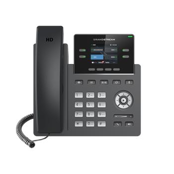 Telefon VoIP Grandstream GRP2612P, 16 taste virtuale, ecran LCD color, suport PoE