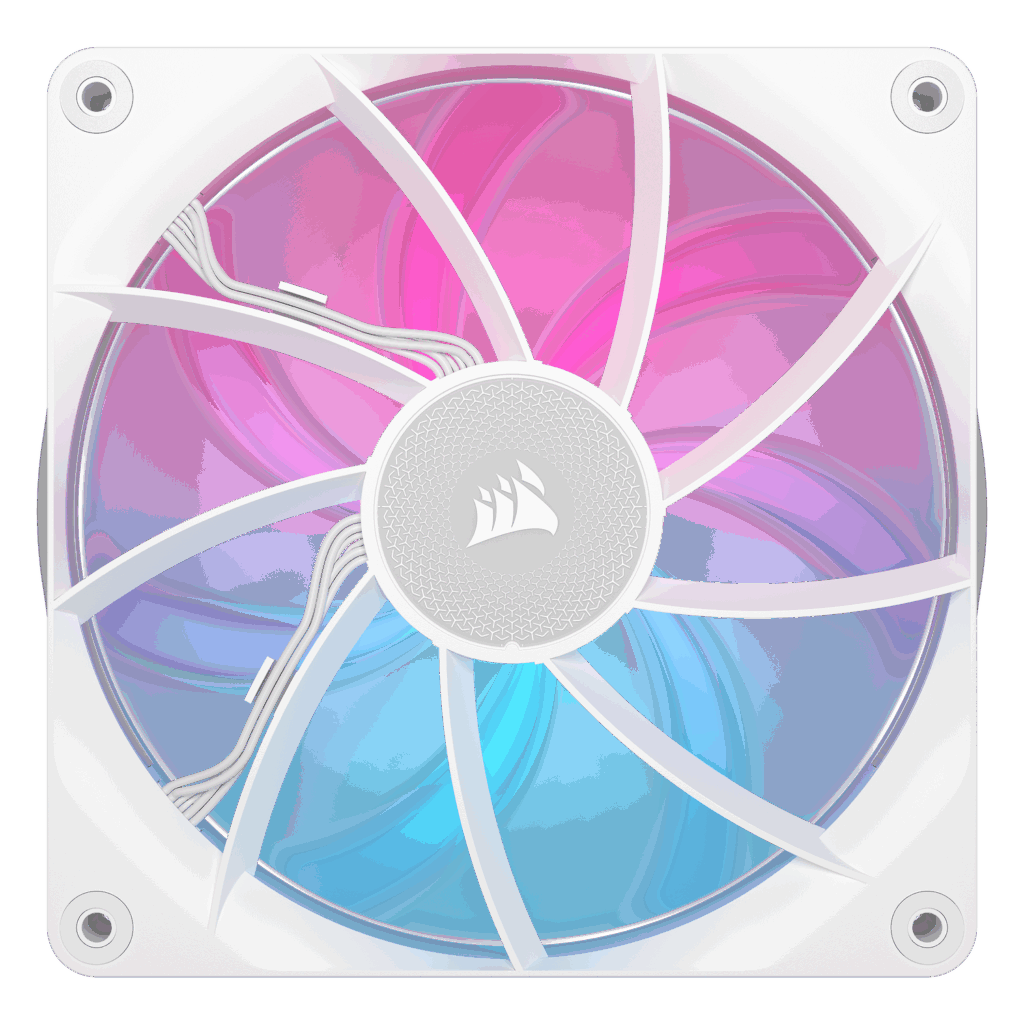 Ventilator Corsair iCUE LINK RX140 RGB, 140mm PWM, Alb