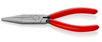 Cleste de Prindere cu Falci Plate Lungi, cu Strat Negru Protector si Manere cu Manson din Plastic, 160 mm