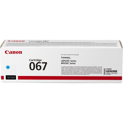 CANON CRG067C CYAN TONER CARTRIDGE 4 CANON CRG067C CYAN TONER CARTRIDGE - imagine 4