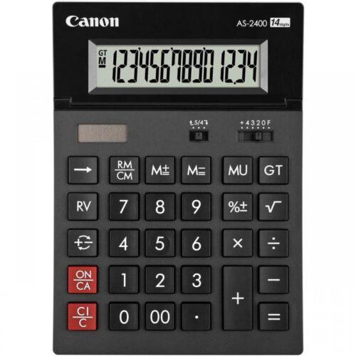 Calculator de birou Canon AS-120 II, 12 cifre, Negru