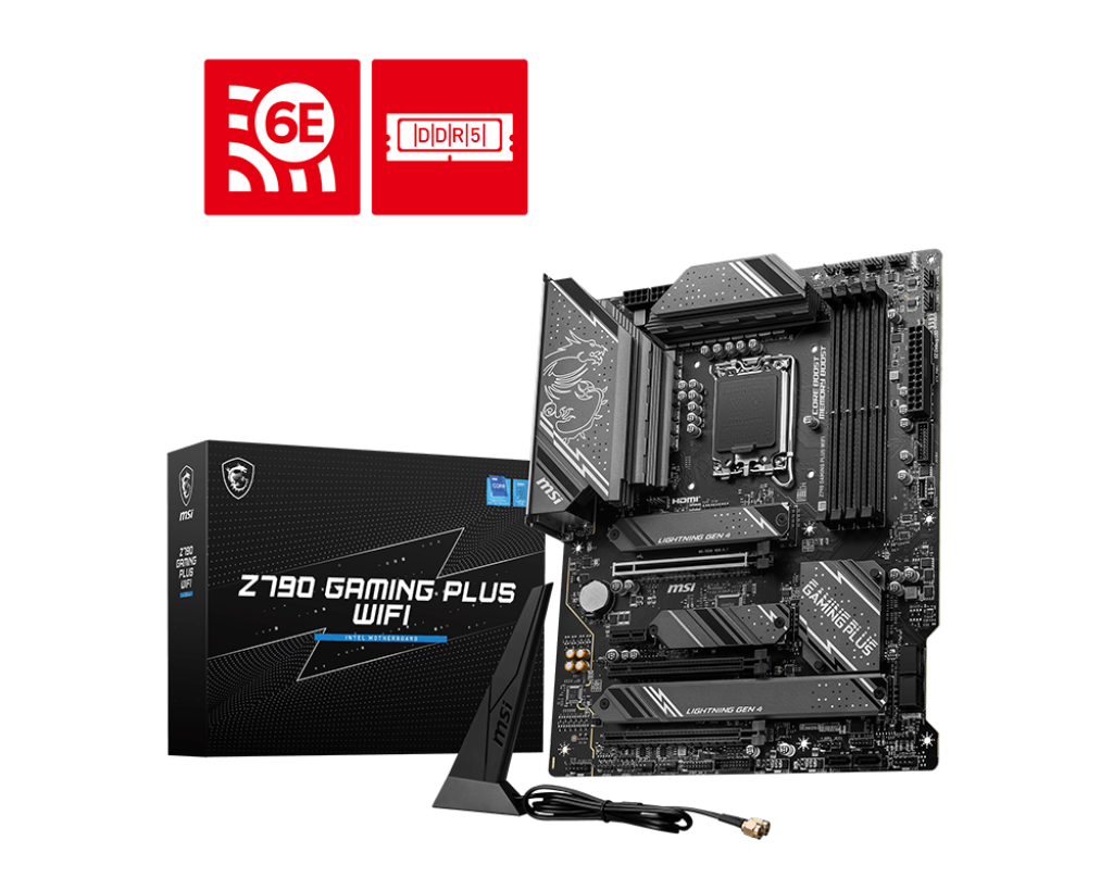 Placa de baza MSI Z790 GAMING PLUS WIFI DDR5, Socket 1700, WIFI