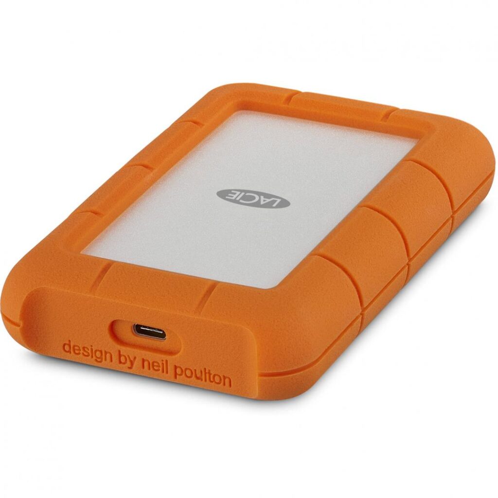 HDD extern LaCie Rugged USB, 1TB, 3.1 Type C