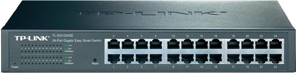 Switch TP-LINK TL-SG1024DE, 24 x 1000Mbps, montabil in rack 1U