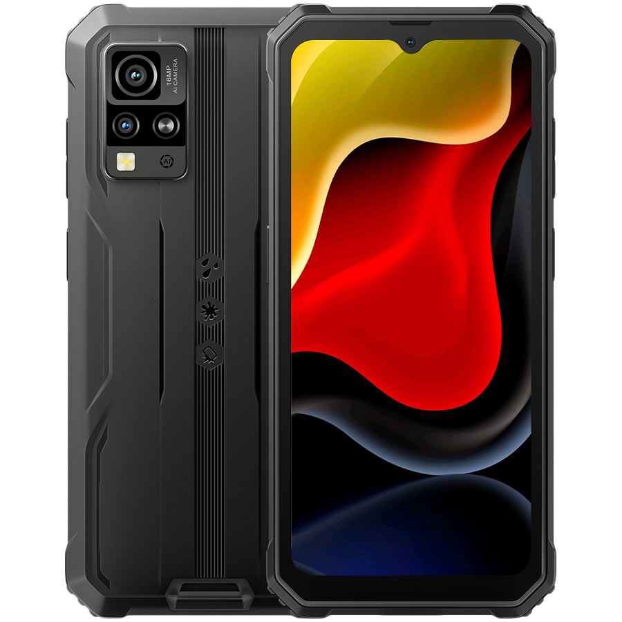 Telefon mobil Blackview BV4800 SE, 4G, Rezistent la praf/anti-picatura/impermeabil, 12GB Ram(4GB + 8GB extensibili), 128GB, Android 15, 5100mAh, NFC, Negru