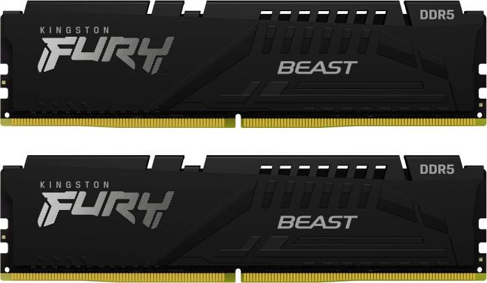 Memorii Kingston FURY Beast Black, 16 GB 2x8GB, DDR5, EXPO, 6000 MHz, CL30, Dual Channel