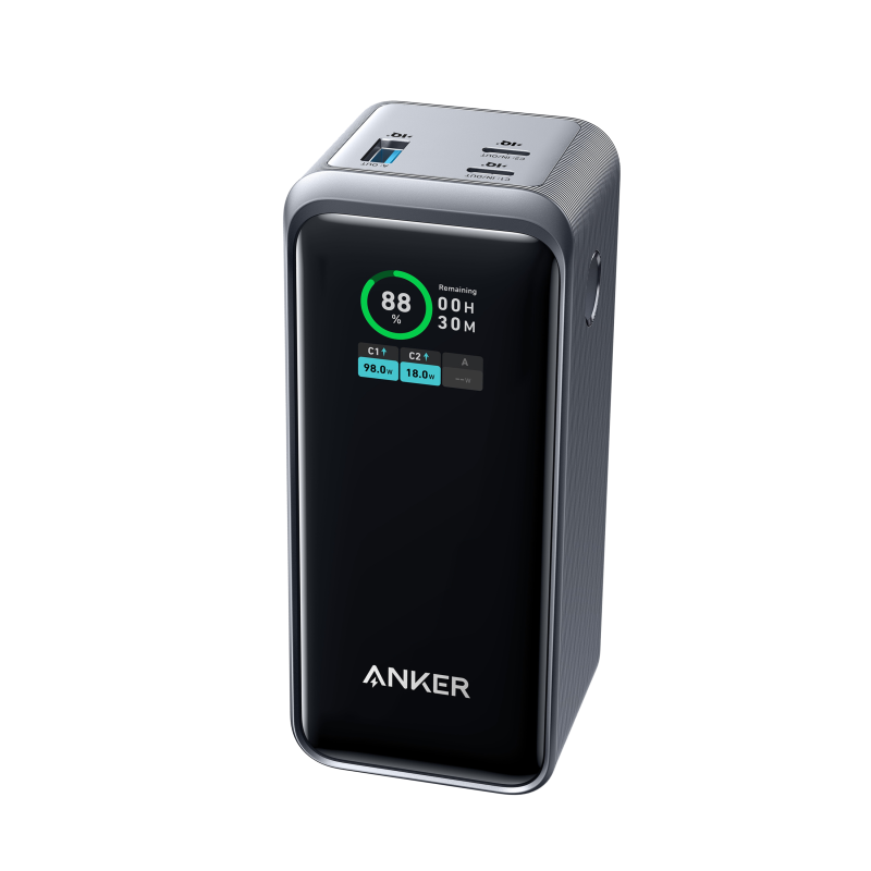 Acumulator extern Anker, 20.000mAh, 200W , 1 x USB, 2 x USB Type-C, display digital, 12V/5A, Negru, "A1336011 5 Acumulator extern Anker, 20.000mAh, 200W , 1 x USB, 2 x USB Type-C, display digital, 12V/5A, Negru, "A1336011 - imagine 5
