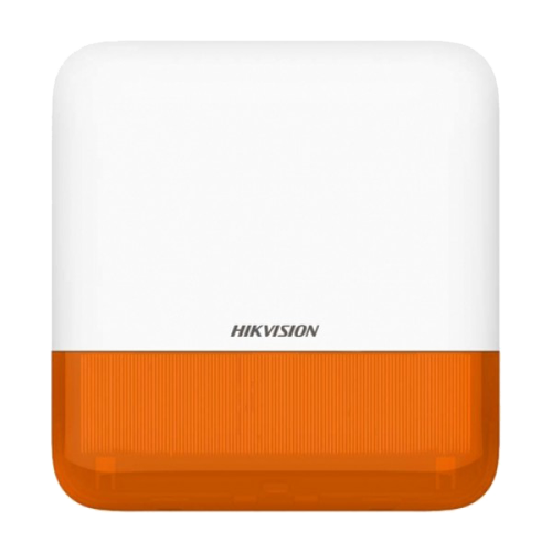 Sirene de exterior wireless AXPRO Hikvision DS-PS1-E-WE(Orange Indicator), frecventa de