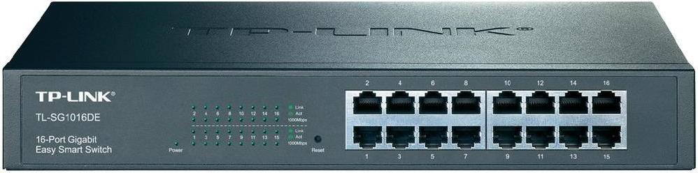 Switch TP-LINK TL-SG1016DE, 16 x 1000Mbps, montabil in rack 1U