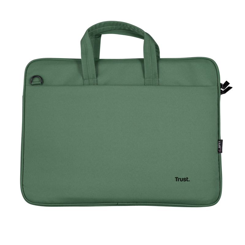 Geanta laptop ECO Trust Bologna 16″, material ecologic, verde