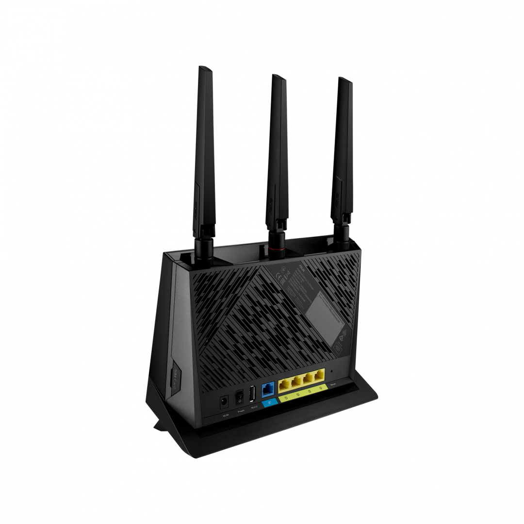 Router Wireless ASUS 4G-AC86U, AC2600, Dual-band, 4G LTE, MU-MIMO, AiProtection Pro, 3 antene Wi-Fi 3 Router Wireless ASUS 4G-AC86U, AC2600, Dual-band, 4G LTE, MU-MIMO, AiProtection Pro, 3 antene Wi-Fi - imagine 3